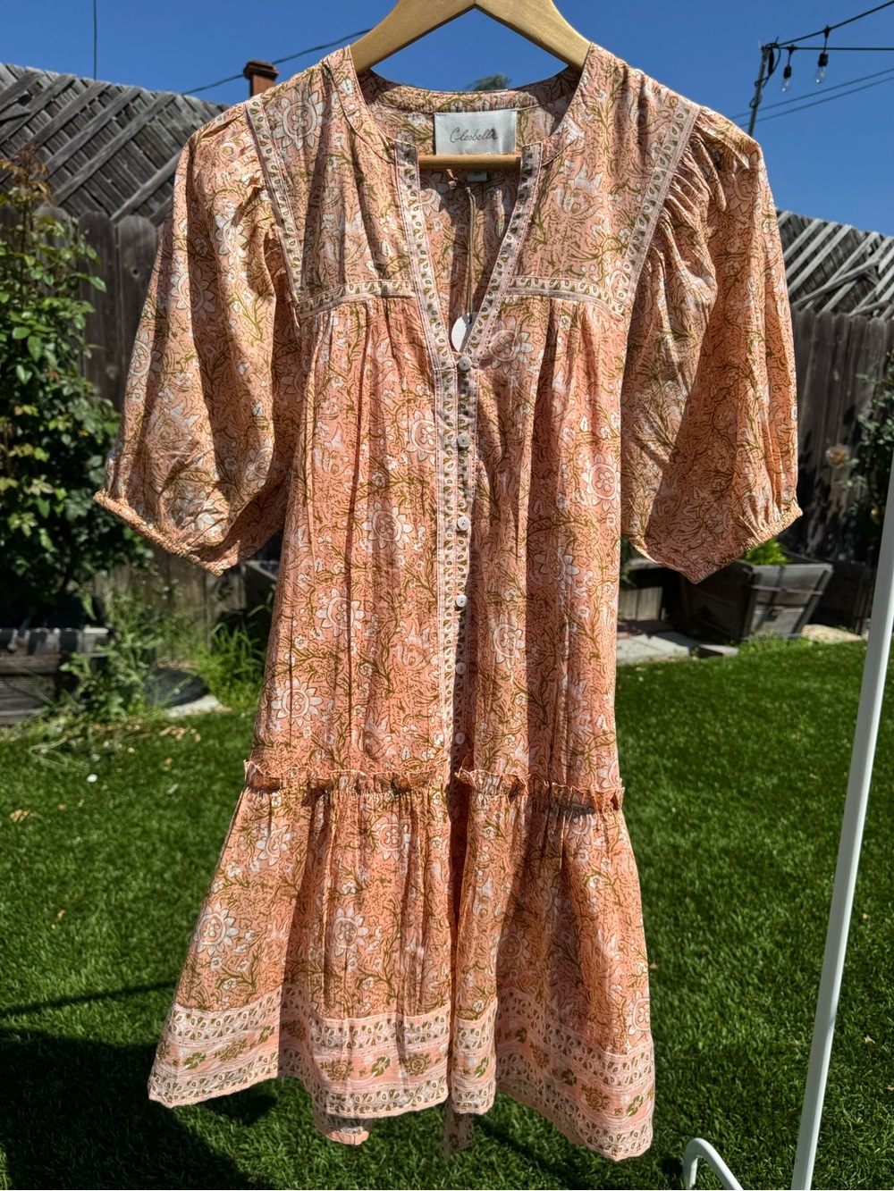 NWT Cleobella Calista Mini Dress in Cecil Blush size XS